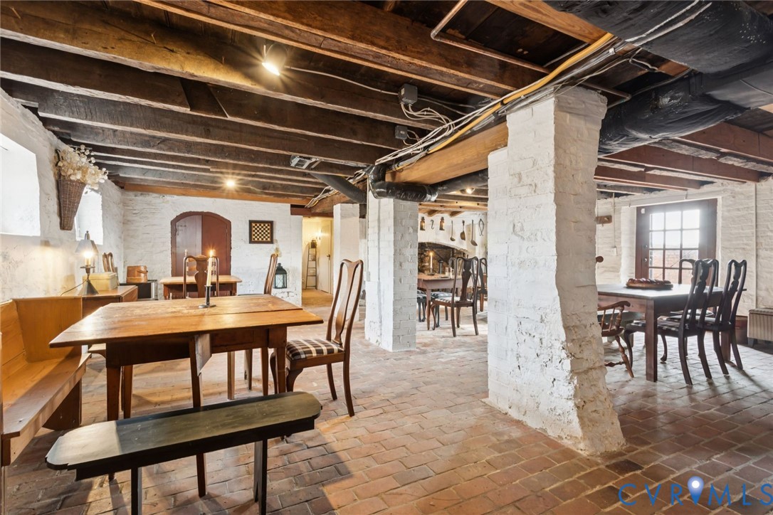 1685 Sweet Hall Road West Point, VA 23181 - Photo 44 of 47 The Tavern with original brick floors and entrance