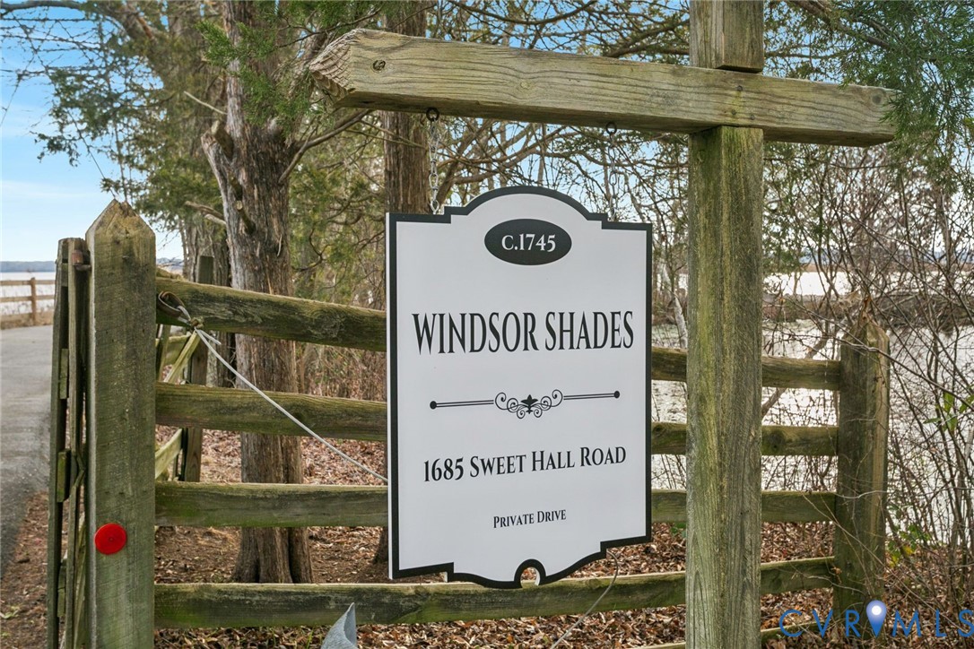 1685 Sweet Hall Road West Point, VA 23181 - Photo 47 of 47 Welcome to Windsor Shades. Built in 1745.