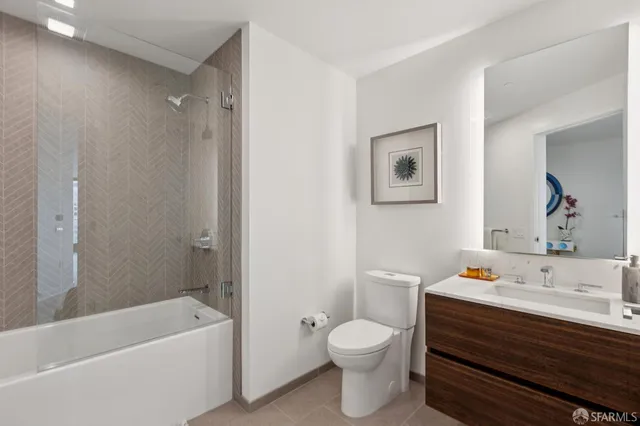 a view of a city with tall buildings