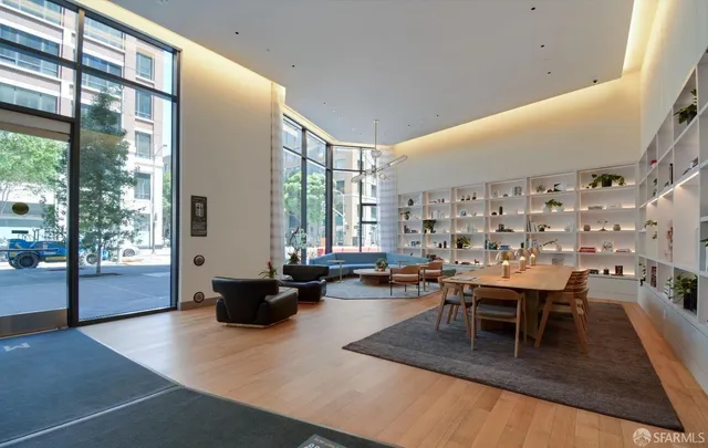 a car parked in front of a building