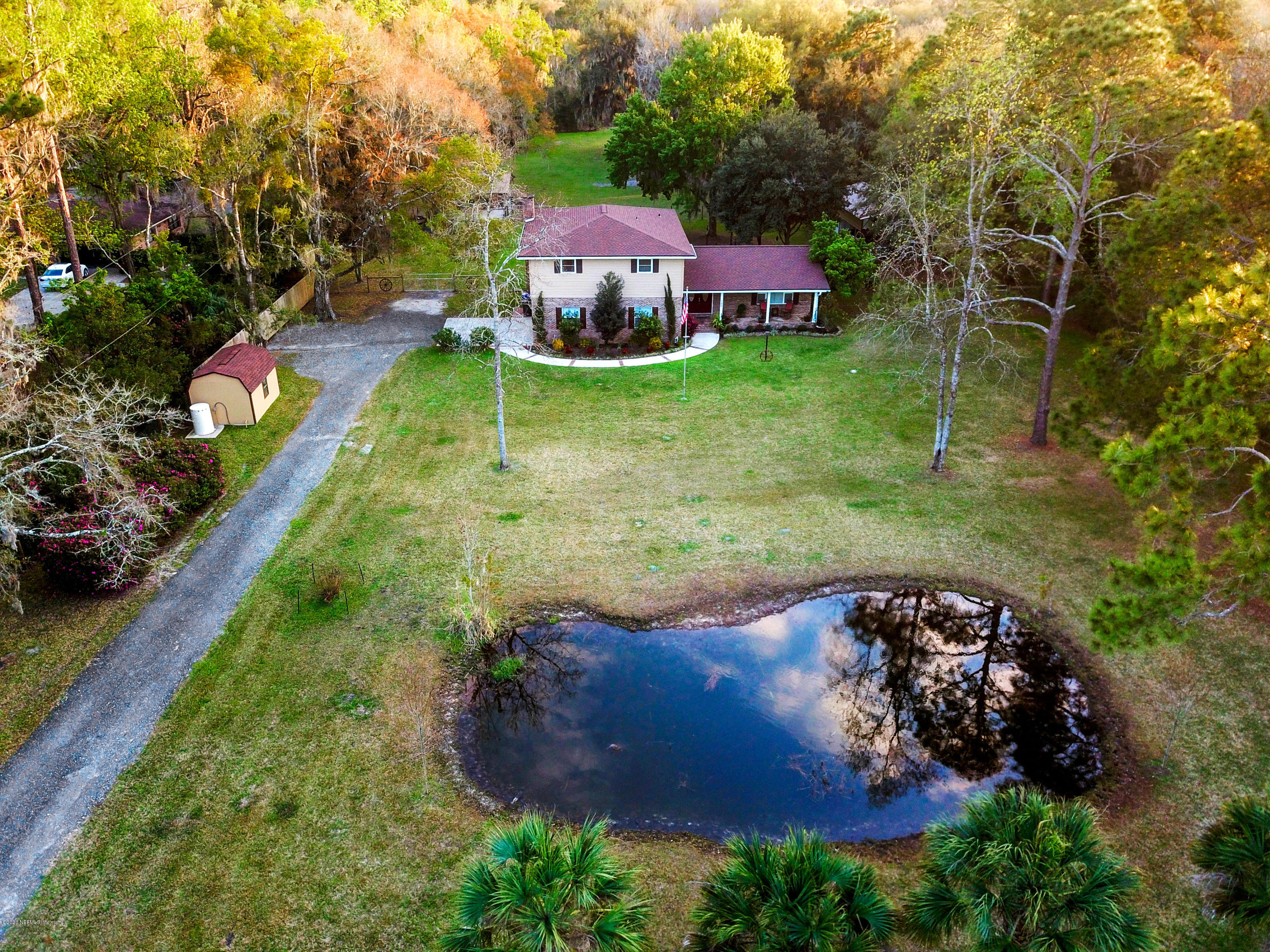 746 Worth Road St. Johns, FL 32259 - Photo 58 of 66 Aeiral front yard