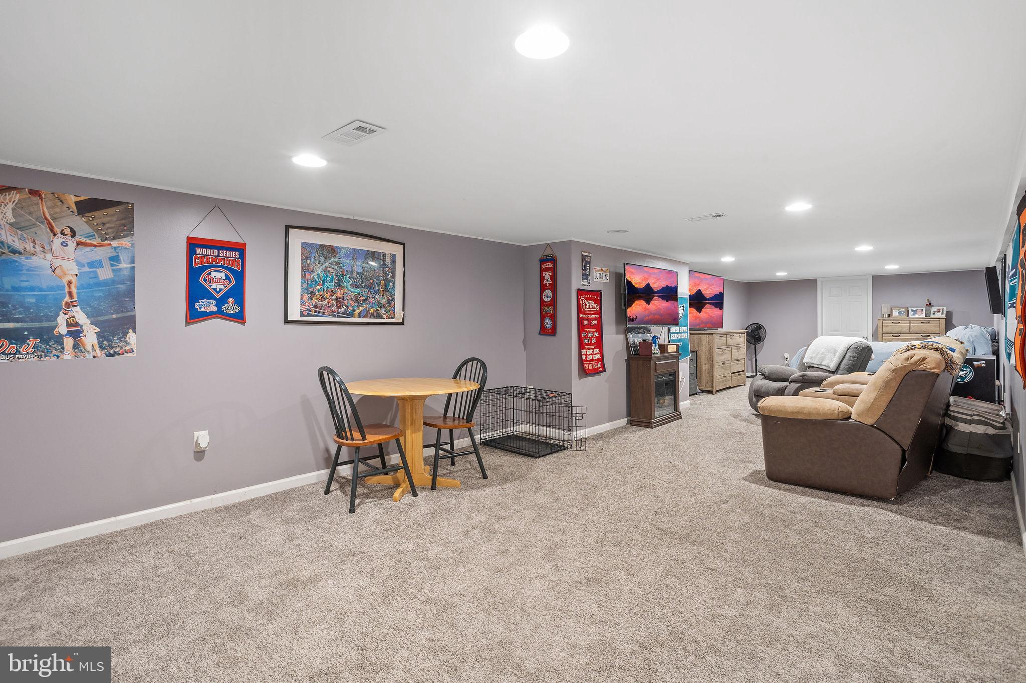 1 Ruby Avenue Sewell, NJ 08080 - Photo 27 of 32 a living room with furniture and a dining table with kitchen view