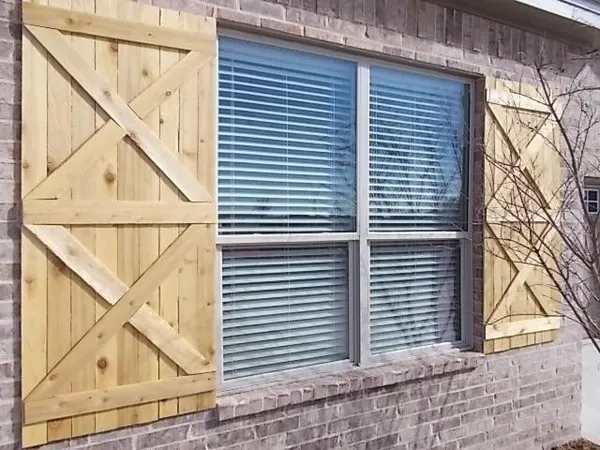 a view of front door of house
