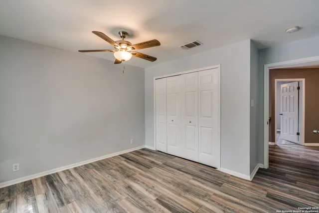 wooden floor in an empty room