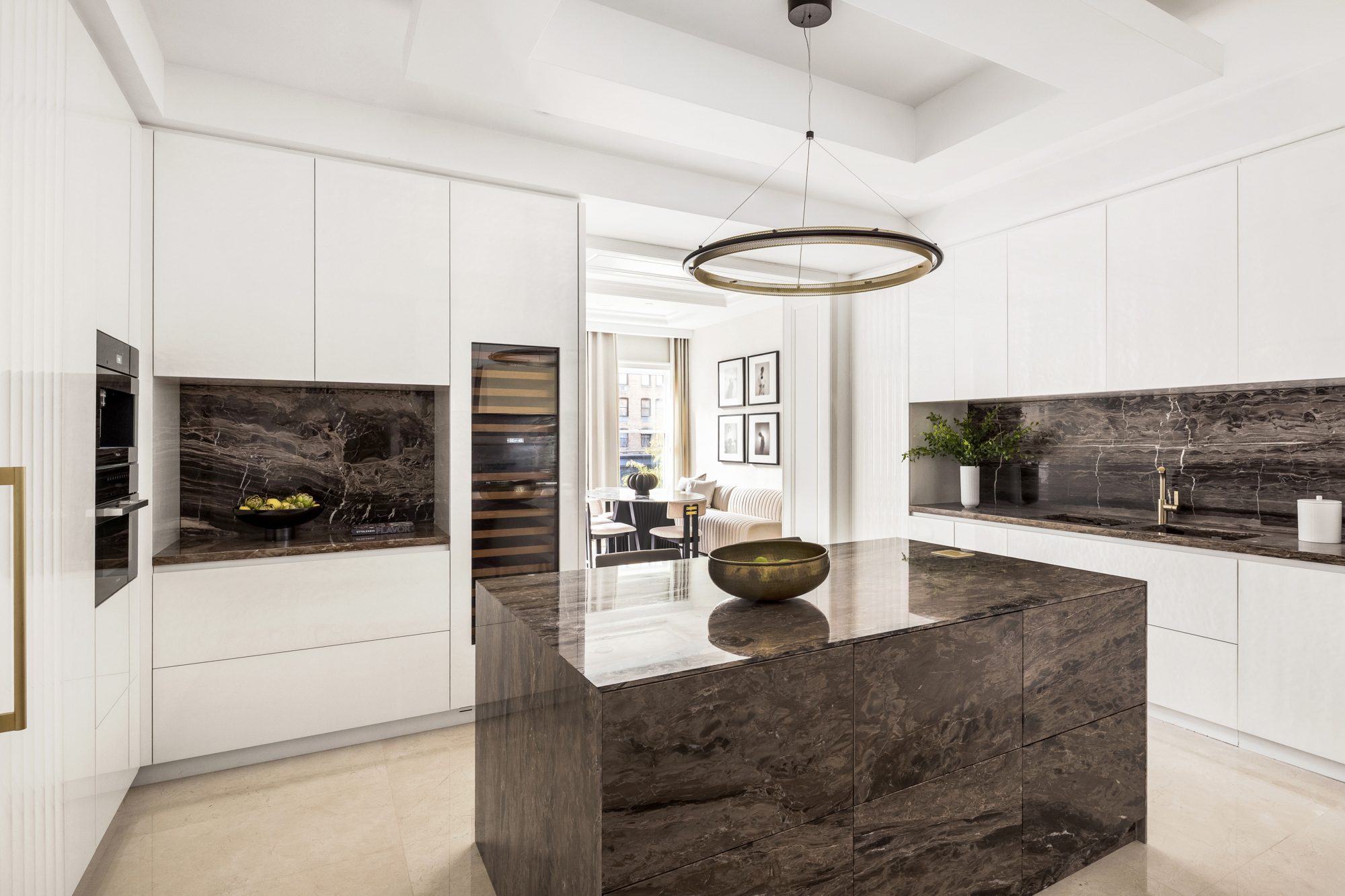 133 East 73rd Street, Unit PH Manhattan, NY 10021 - Photo 9 of 37 a view of a living room and dining room with furniture