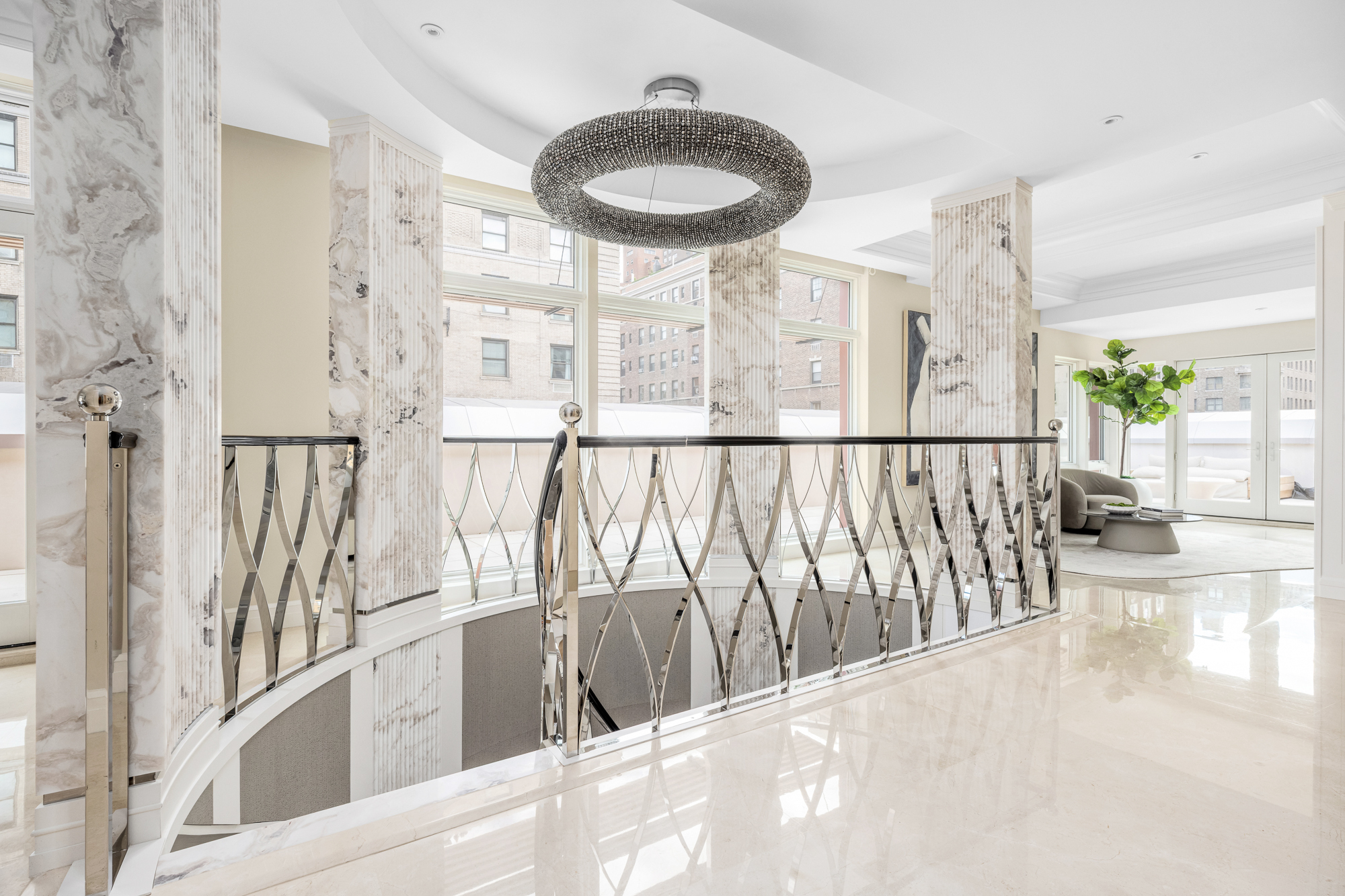 133 East 73rd Street, Unit PH Manhattan, NY 10021 - Photo 21 of 37 a view of entryway and hall with wooden floor