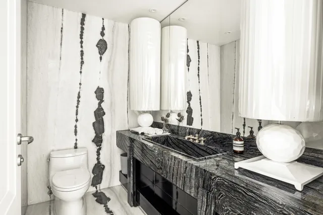 a view of a city with tall buildings