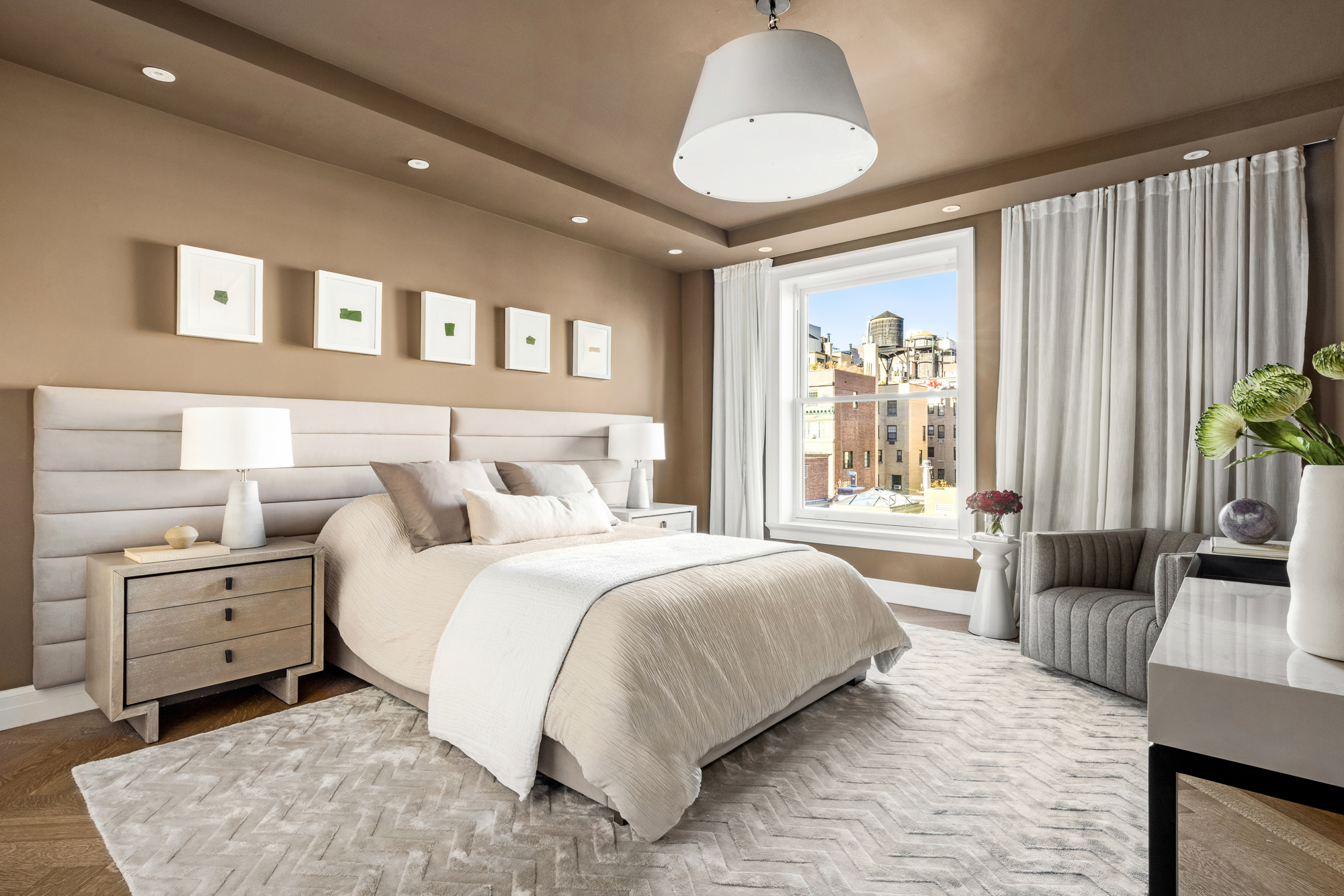 133 East 73rd Street, Unit PH Manhattan, NY 10021 - Photo 30 of 37 a bedroom with bed and window