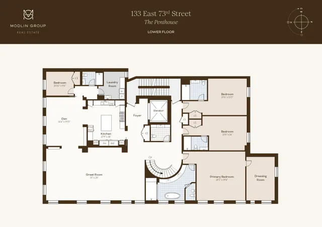 $26,900,000 | 133 East 73rd Street, Unit PH | Lenox Hill