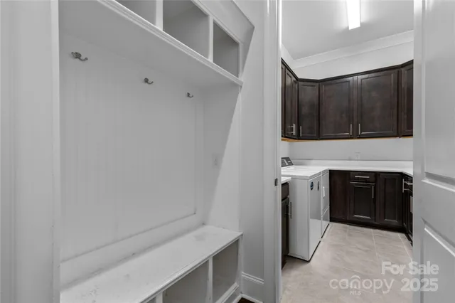 a view of a hallway with entryway