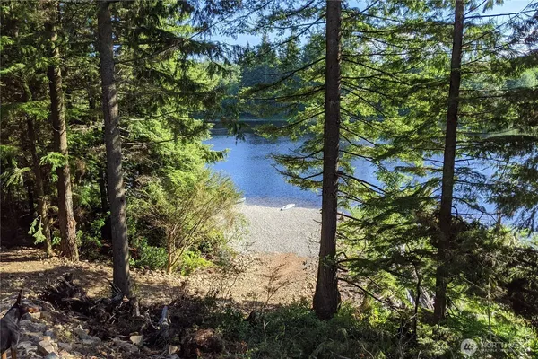 a view of lake from window