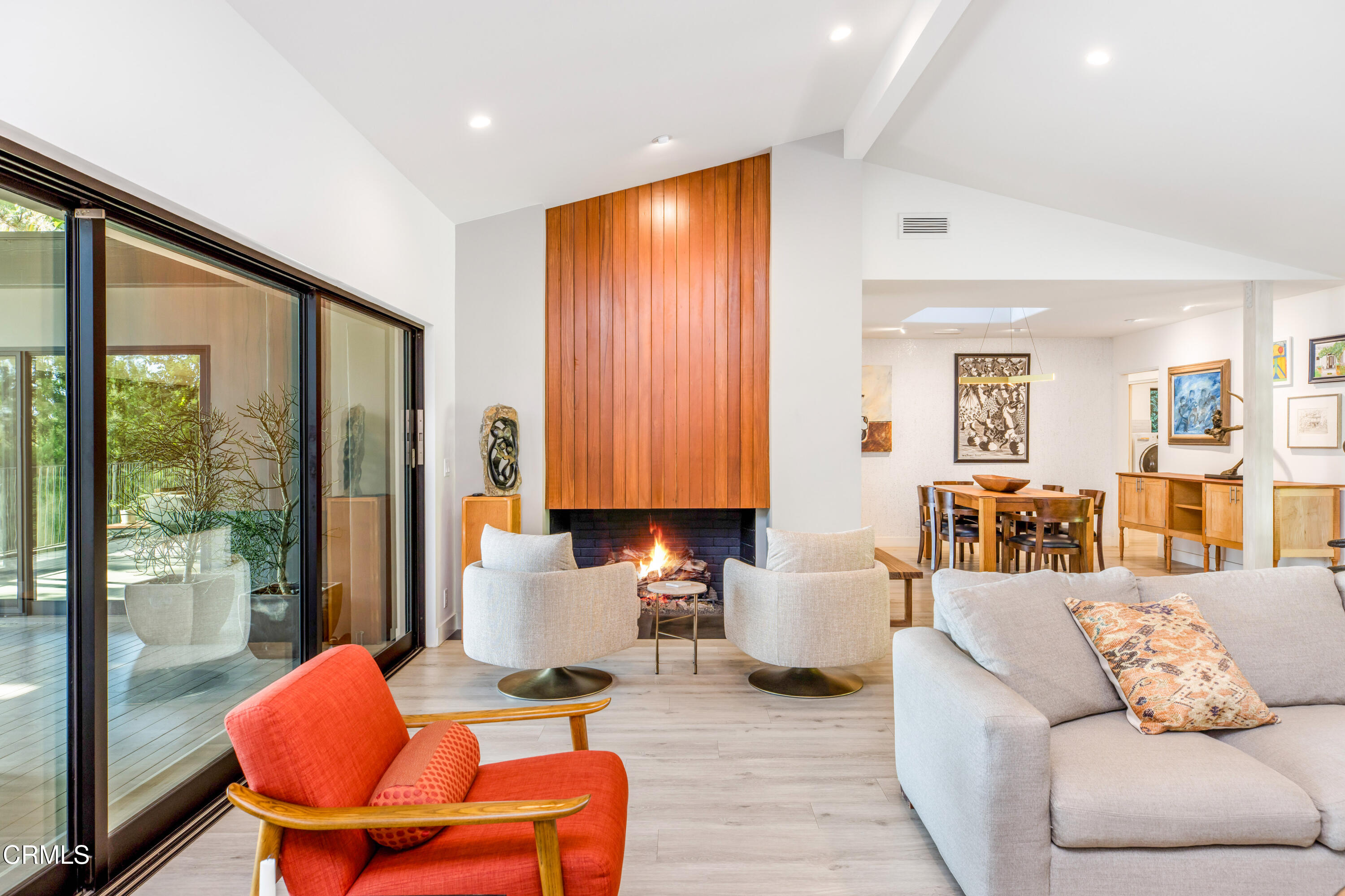 1240 Chateau Road Pasadena, CA 91105 - Photo 17 of 45 a living room with furniture and a large window