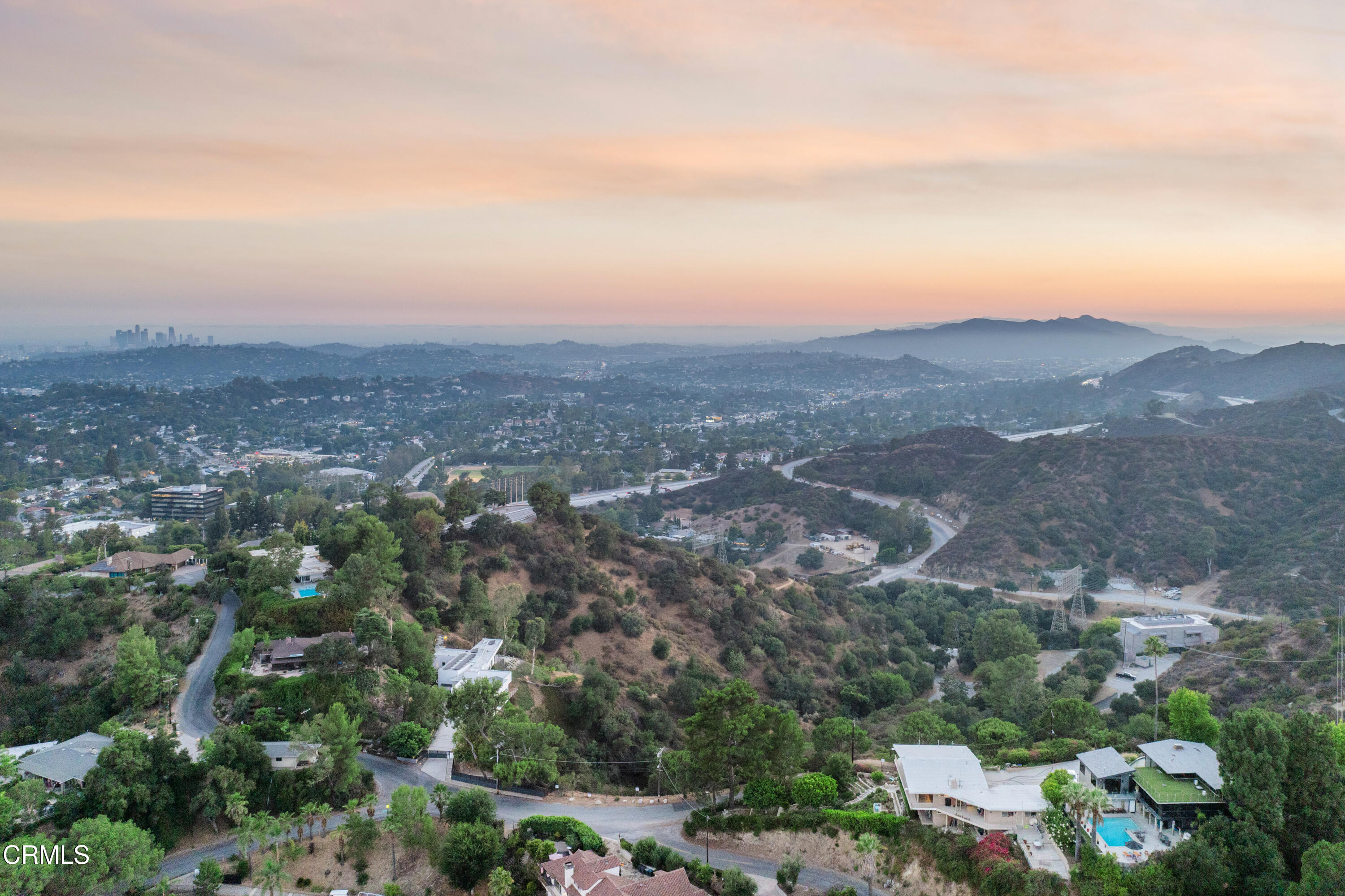 1240 Chateau Road Pasadena, CA 91105 - Photo 40 of 45 an aerial view of a city