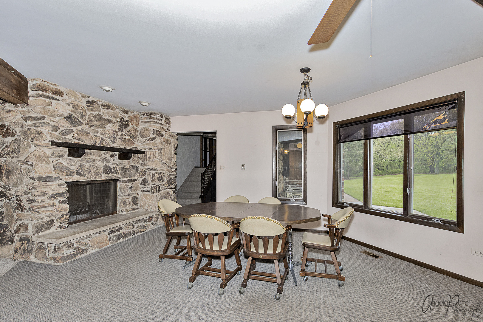 9920 Voss Road Marengo, IL 60152 - Photo 12 of 41 a view of a dining room with furniture window and outside view
