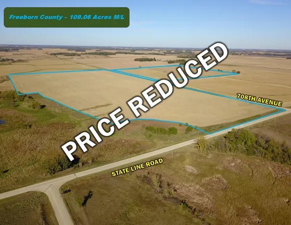 $1,040,000 | Tbd 708th Avenue, Emmons, MN 56029