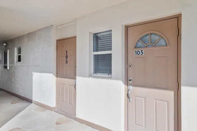 a view of front door with a door