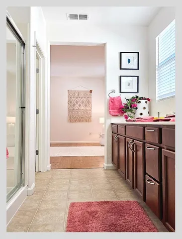 a view of an empty room