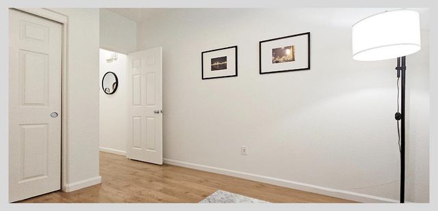 a front view of a building