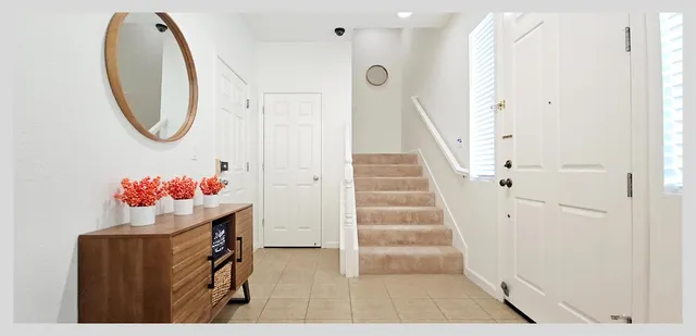 a view of a park with welcome board