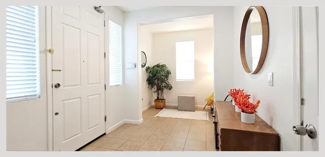 a view of a swimming pool with a slide