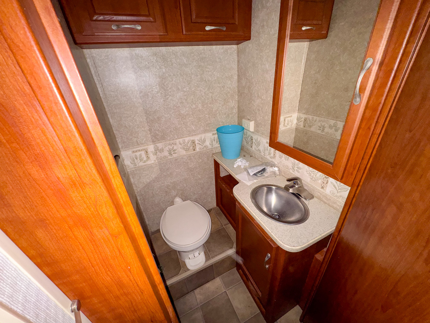 21-70 Woodhaven Sublette, IL 61367 - Photo 14 of 15 a bathroom with a sink and a toilet