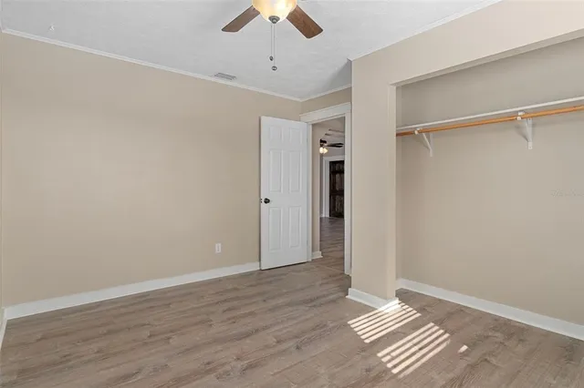 wooden floor in an empty room