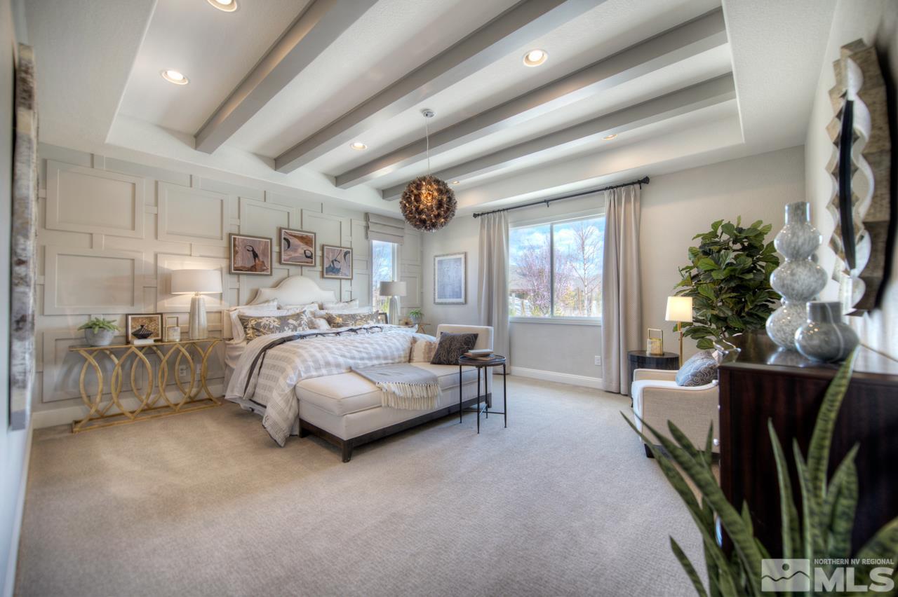2095 Altair Lane, Unit MESSINA MODEL LOT 32 Reno, NV 89521 - Photo 14 of 25 a bedroom with furniture and a large window