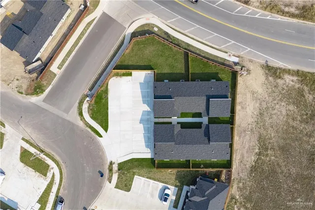 a house view with a outdoor space