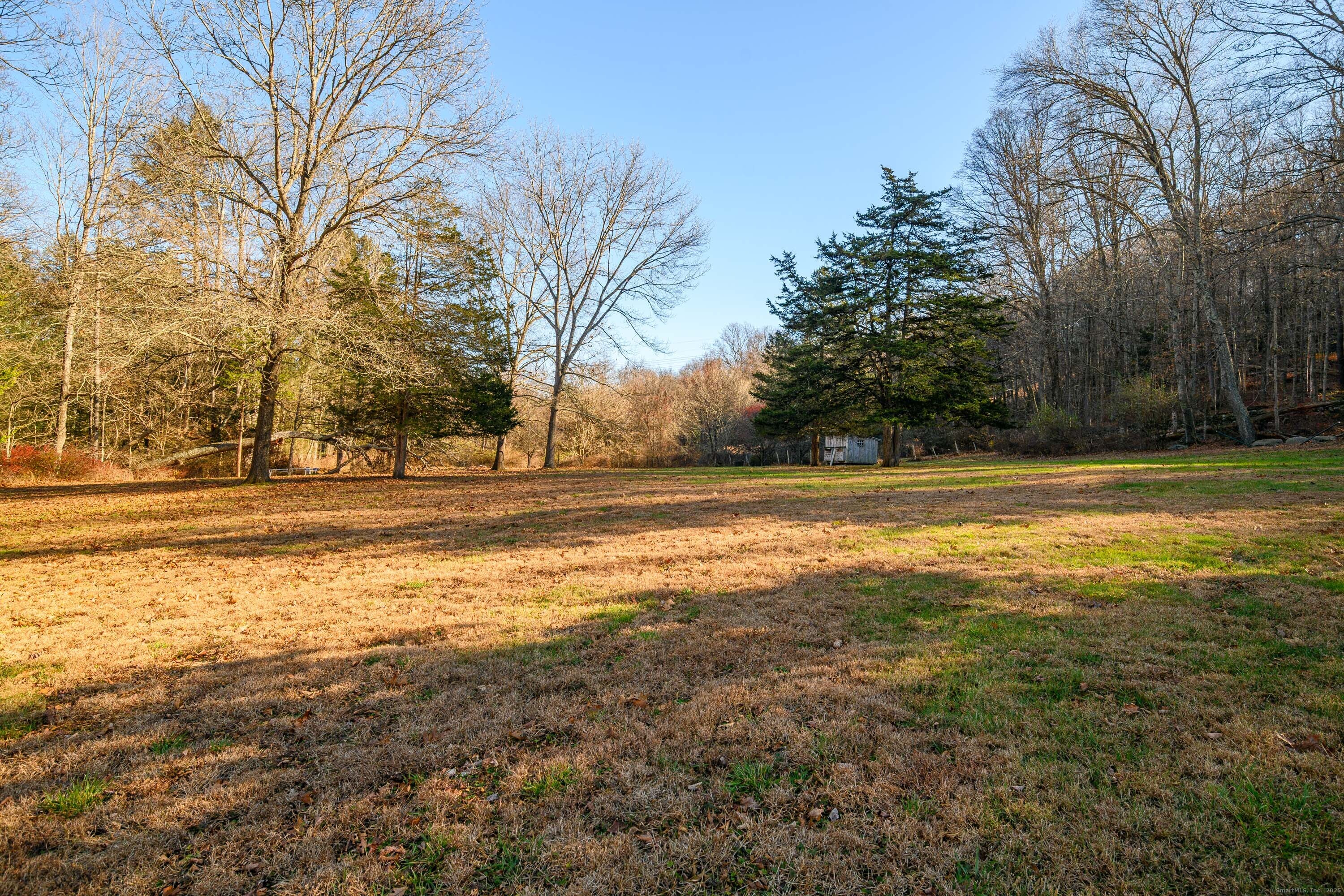 14 Concord Ridge Road Newtown, CT 06482 - Photo 35 of 40 a view of a yard with a house and large trees