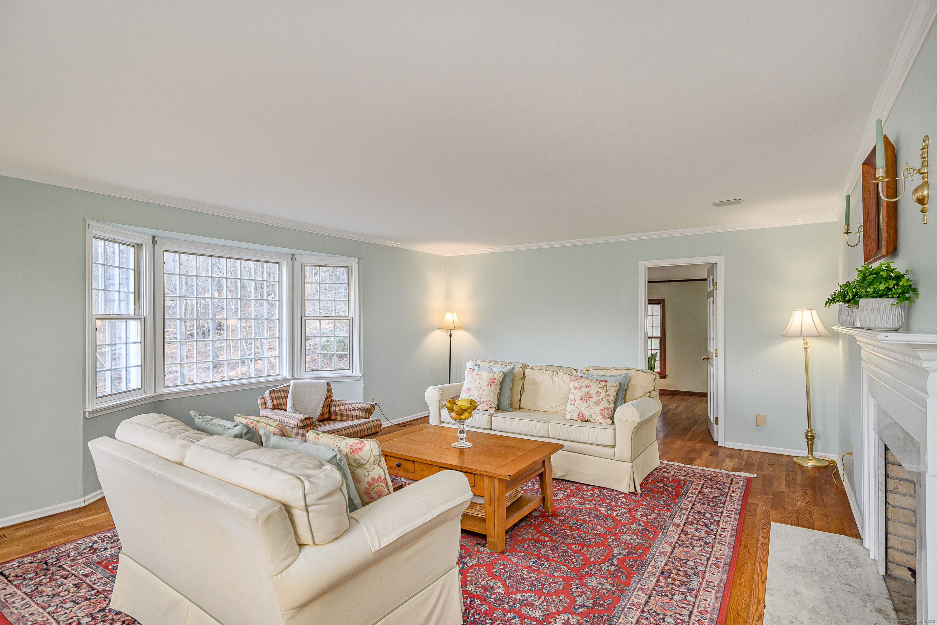 14 Concord Ridge Road Newtown, CT 06482 - Photo 4 of 40 a living room with furniture and wooden floor