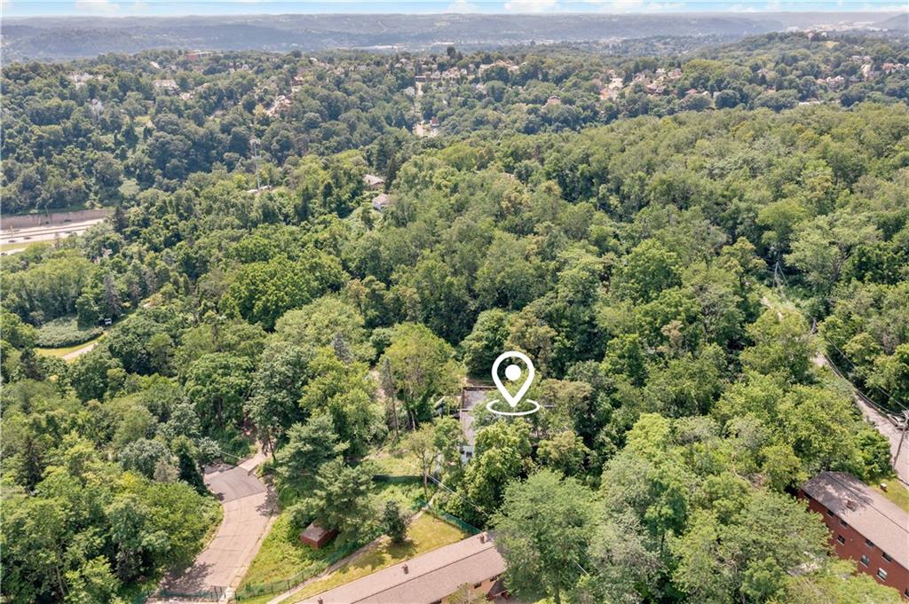 101 Hazlett Street Pittsburgh, PA 15214 - Photo 23 of 37 an aerial view of a forest with houses