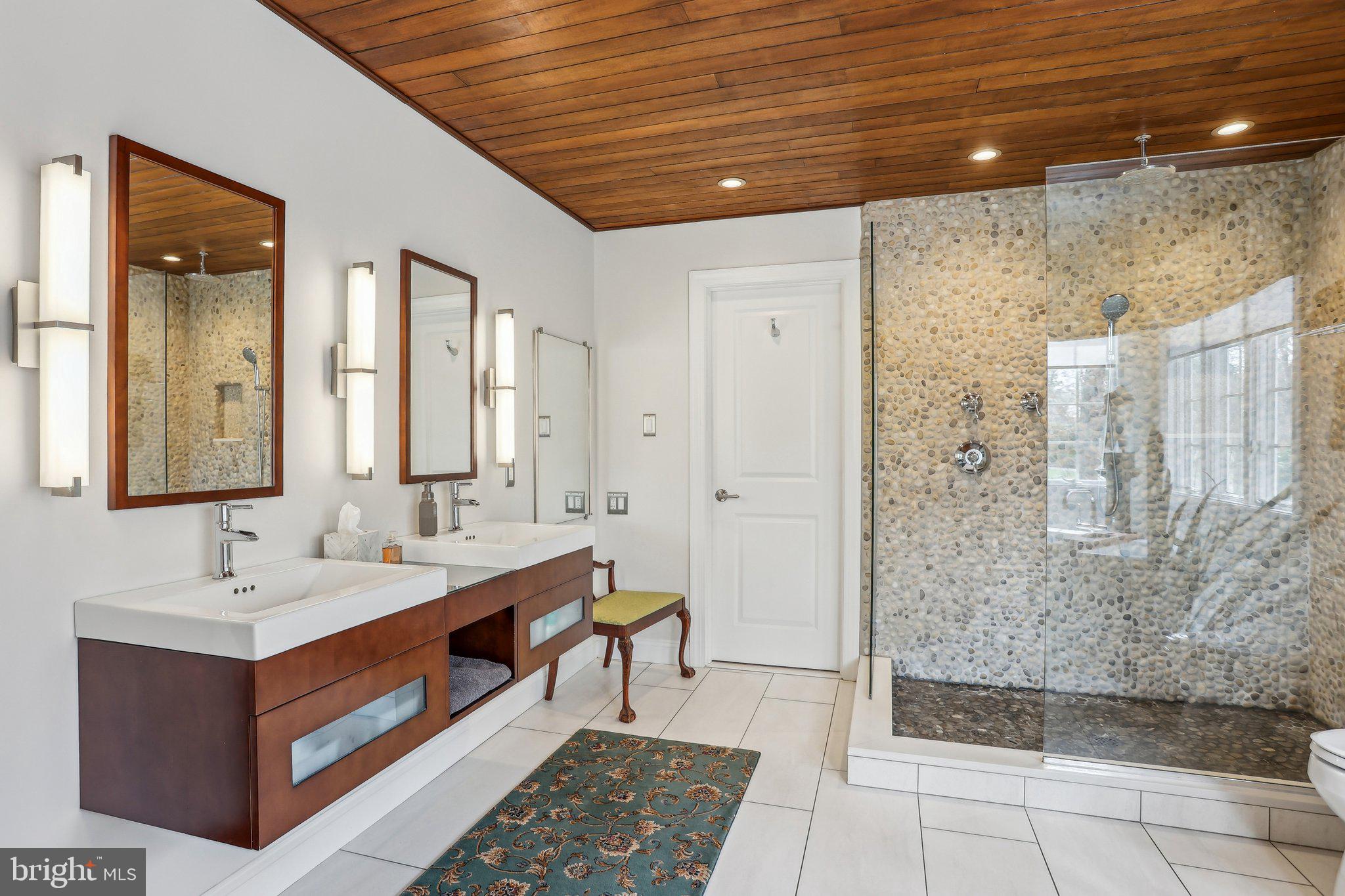 6 Stowe Drive Shamong, NJ 08088 - Photo 36 of 76 a spacious bathroom with double vanity and a shower