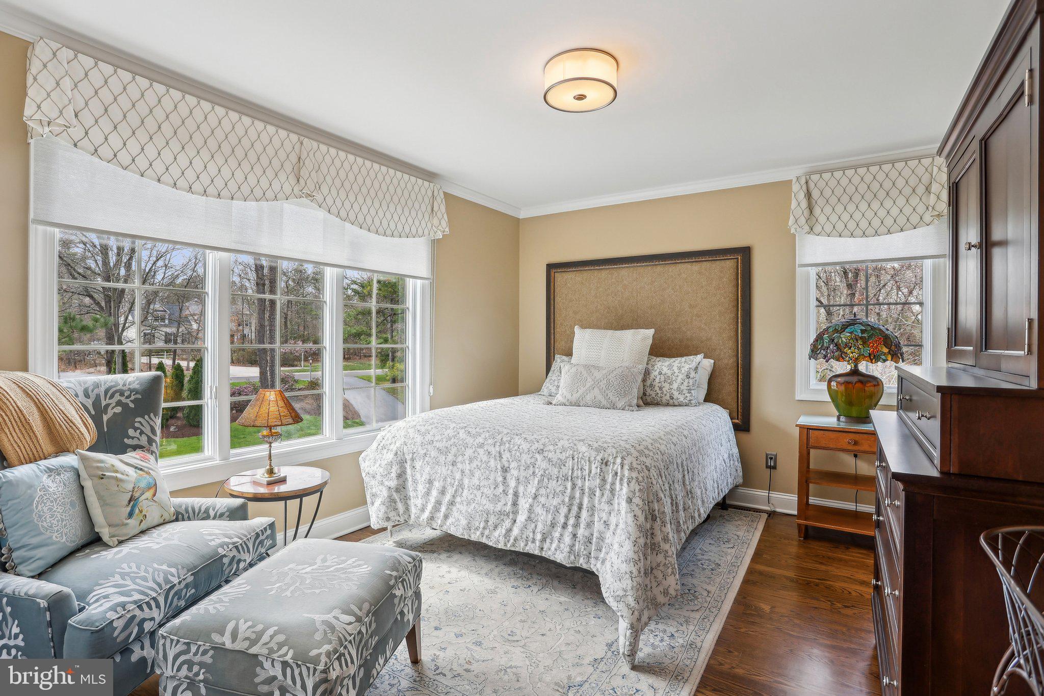 6 Stowe Drive Shamong, NJ 08088 - Photo 38 of 76 a spacious bedroom with a bed and glass window