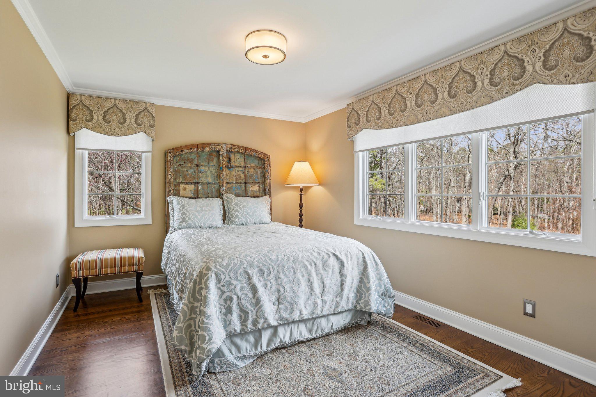 6 Stowe Drive Shamong, NJ 08088 - Photo 40 of 76 a bedroom with a bed wooden floor and window