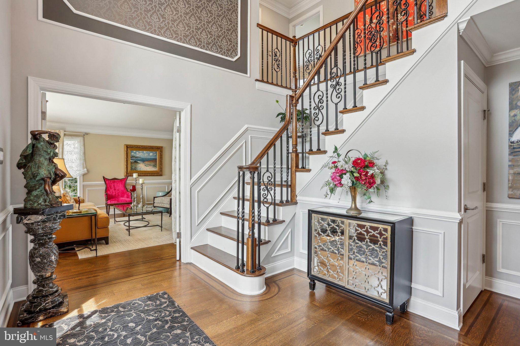 6 Stowe Drive Shamong, NJ 08088 - Photo 5 of 76 Custom wood staircase