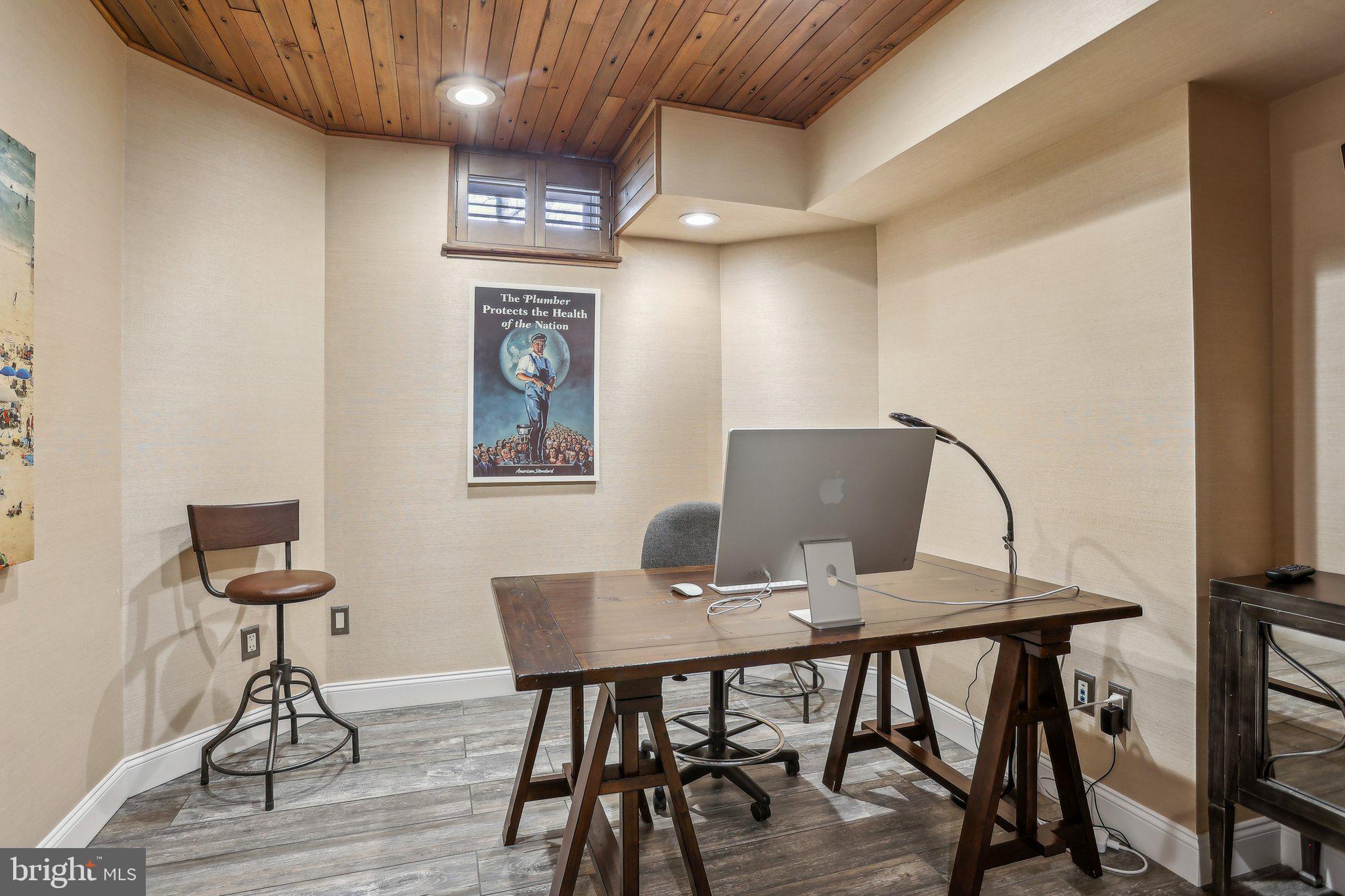 6 Stowe Drive Shamong, NJ 08088 - Photo 50 of 76 a workspace with furniture and wooden floor