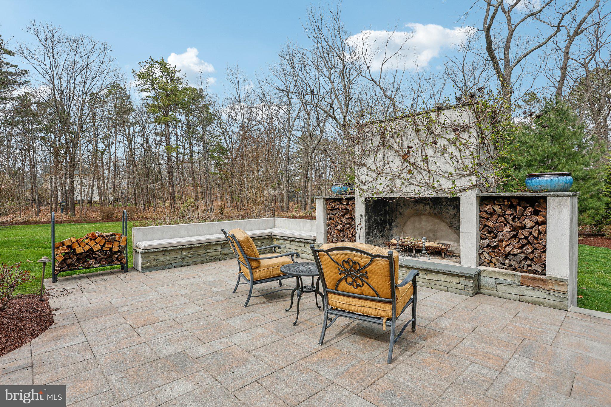 6 Stowe Drive Shamong, NJ 08088 - Photo 59 of 76 a backyard of a house with outdoor seating