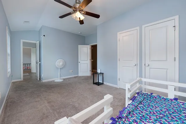 a room with furniture and window