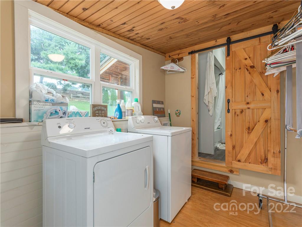 155 Substation Road Canton, NC 28716 - Photo 27 of 28 a view of bathroom with a sink and mirror