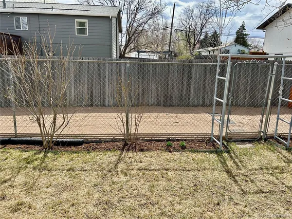 a backyard of a house