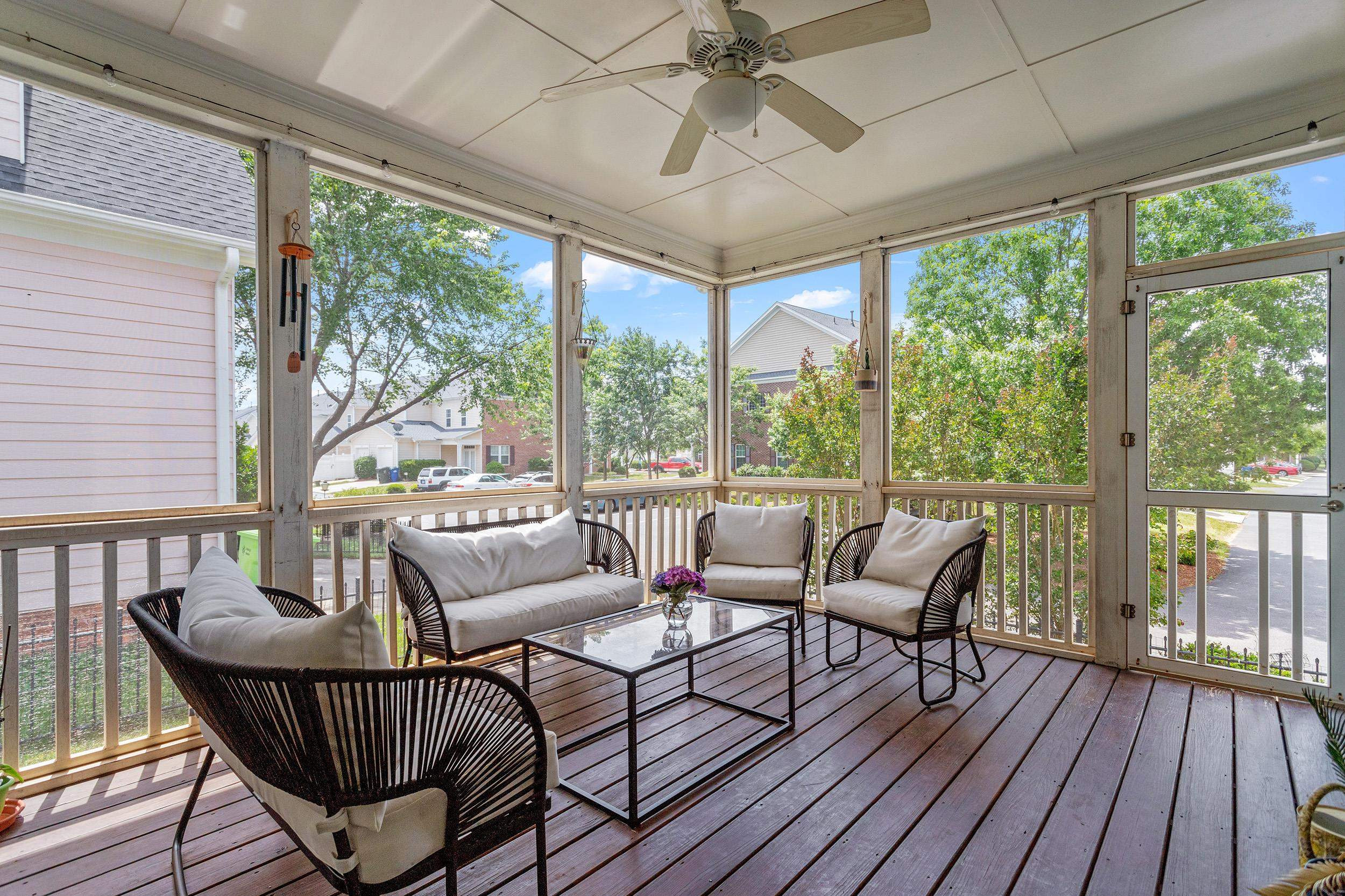 1312 Ileagnes Road Raleigh, NC 27603 - Photo 30 of 34 a living room with large windows