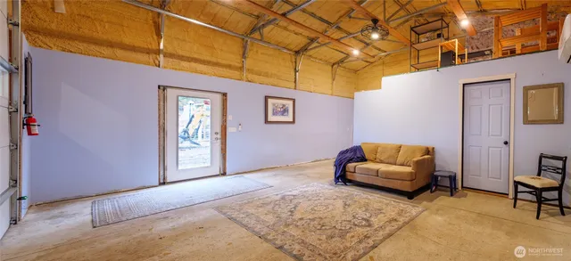 a living room with a couch