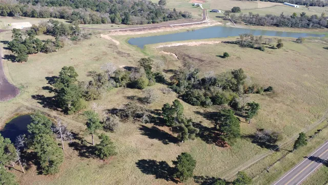 a view of a lake with beach