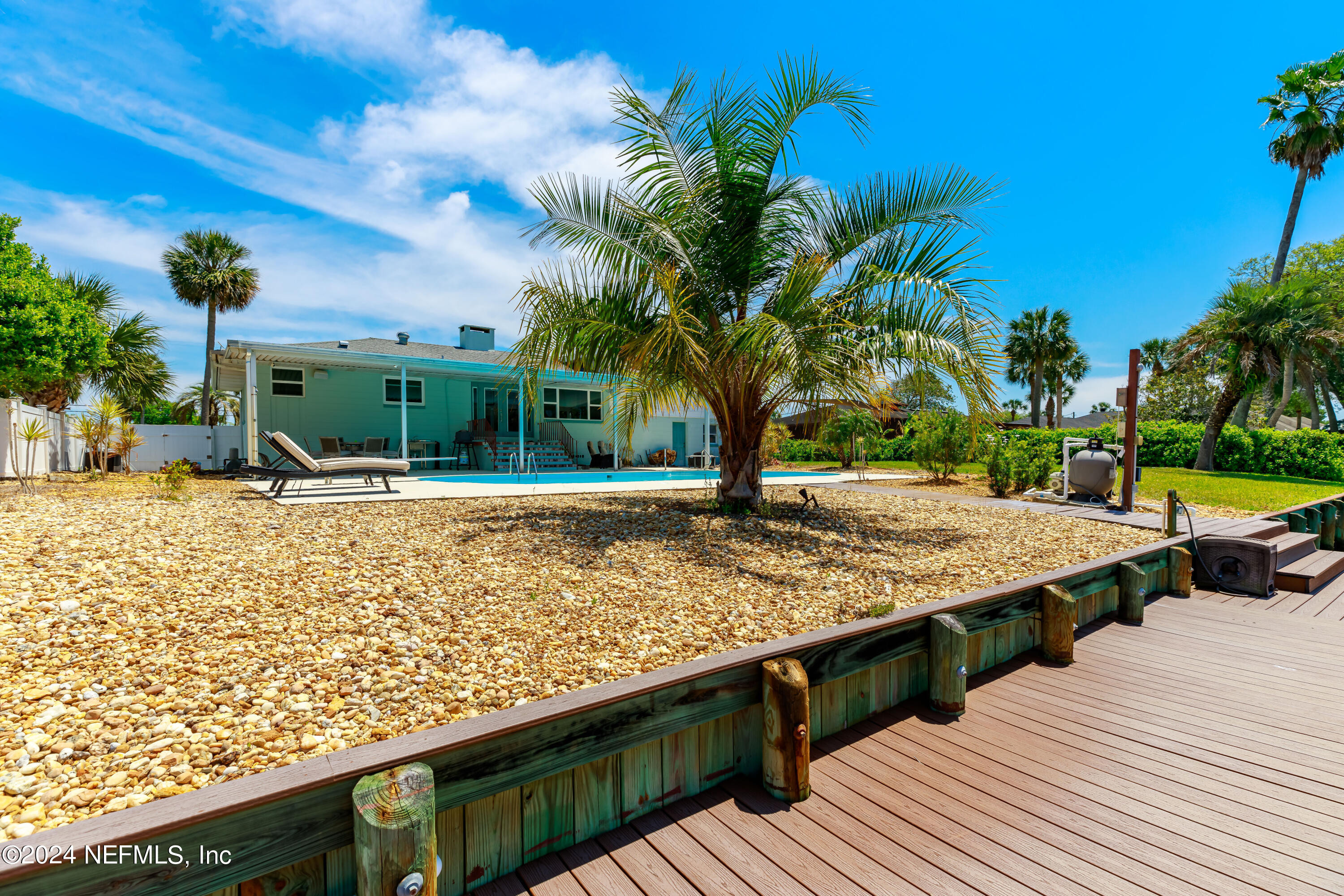 3336 Palm Island Road Jacksonville, FL 32250 - Photo 54 of 67 View of House from Dock