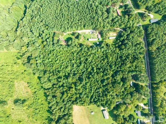 a view of yard with green space