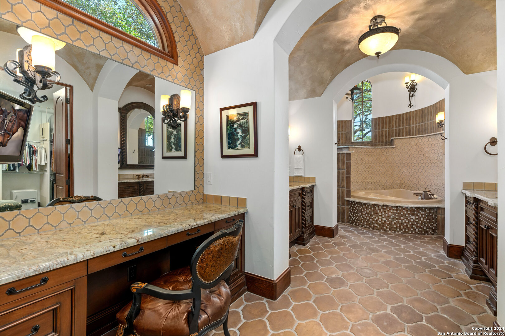 211 Augusta Boerne, TX 78006 - Photo 37 of 59 a dining room with a wooden table and chairs