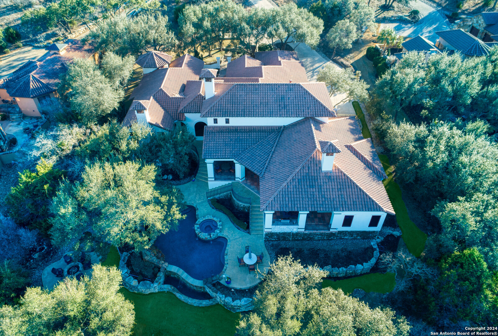 211 Augusta Boerne, TX 78006 - Photo 9 of 59 an aerial view of a house with a yard