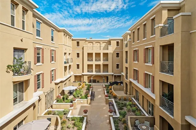 a view of a building with many windows