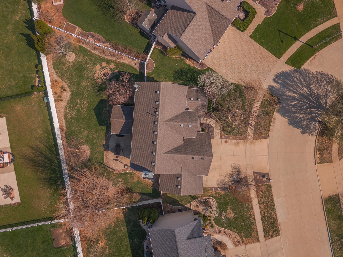 1223 Joy Walk Way Normal, IL 61761 - Photo 45 of 48 an aerial view of a house with a yard