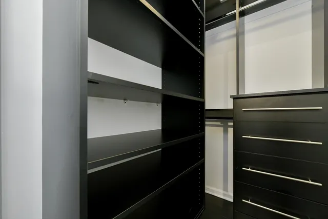 a view of walk in closet